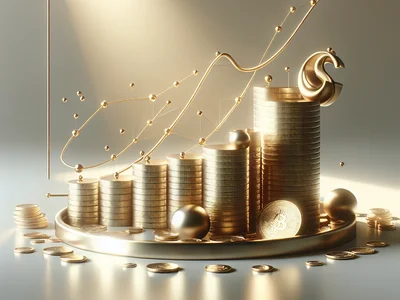 Graph of gold price fluctuations